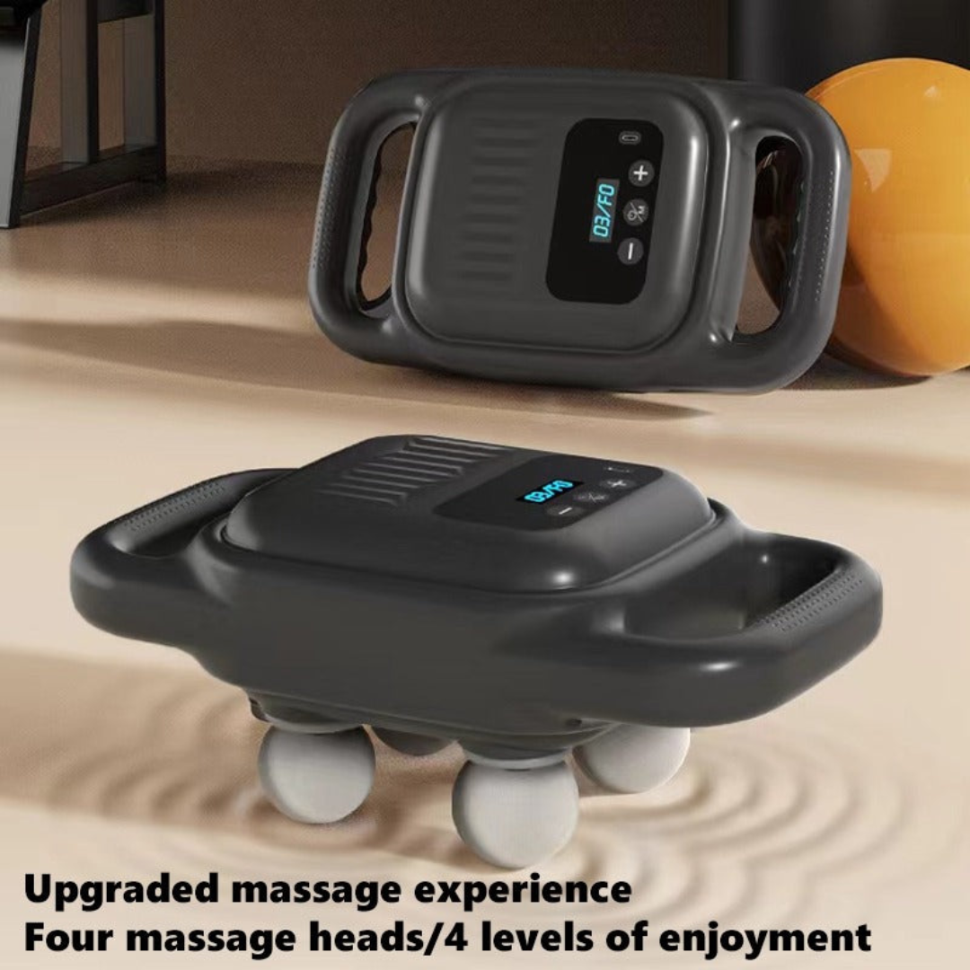 MDHL MD-8078 Massage Gun with 4 Heads – Deep Tissue Percussion Muscle Massager for Pain Relief & Recovery