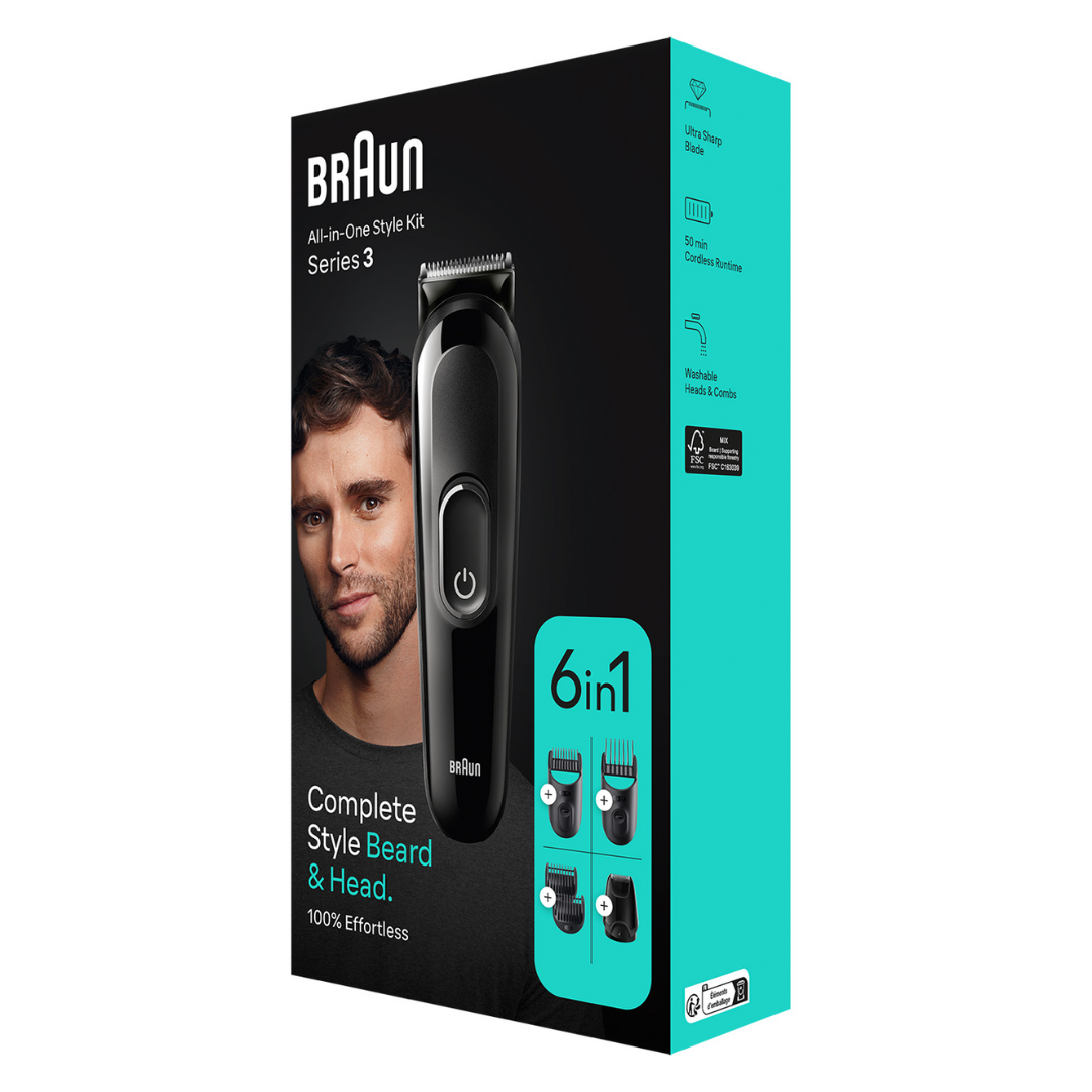 Braun MGK3410 All-in-One Trimmer with attachments