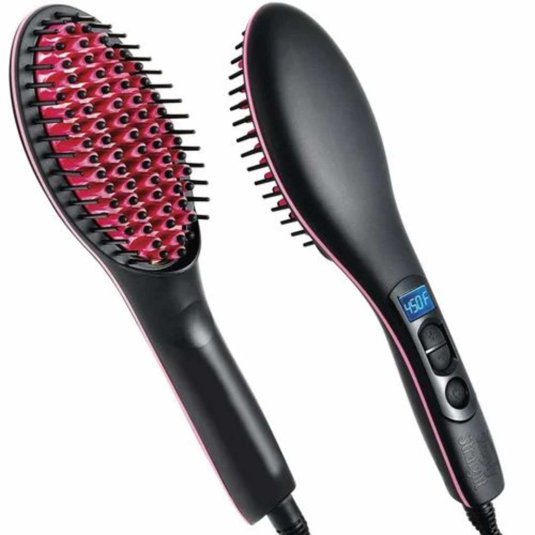 Rozia Straight Hair Comb – Electric Hair Straightening Brush for Smooth & Frizz-Free Styling