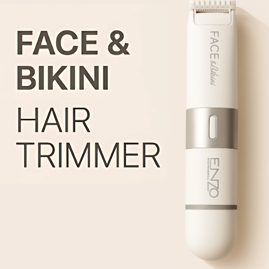 Enzo Professional EN-1401 Mini Hair Remover – Quick & Gentle Facial Hair Removal with Smart Light Technology