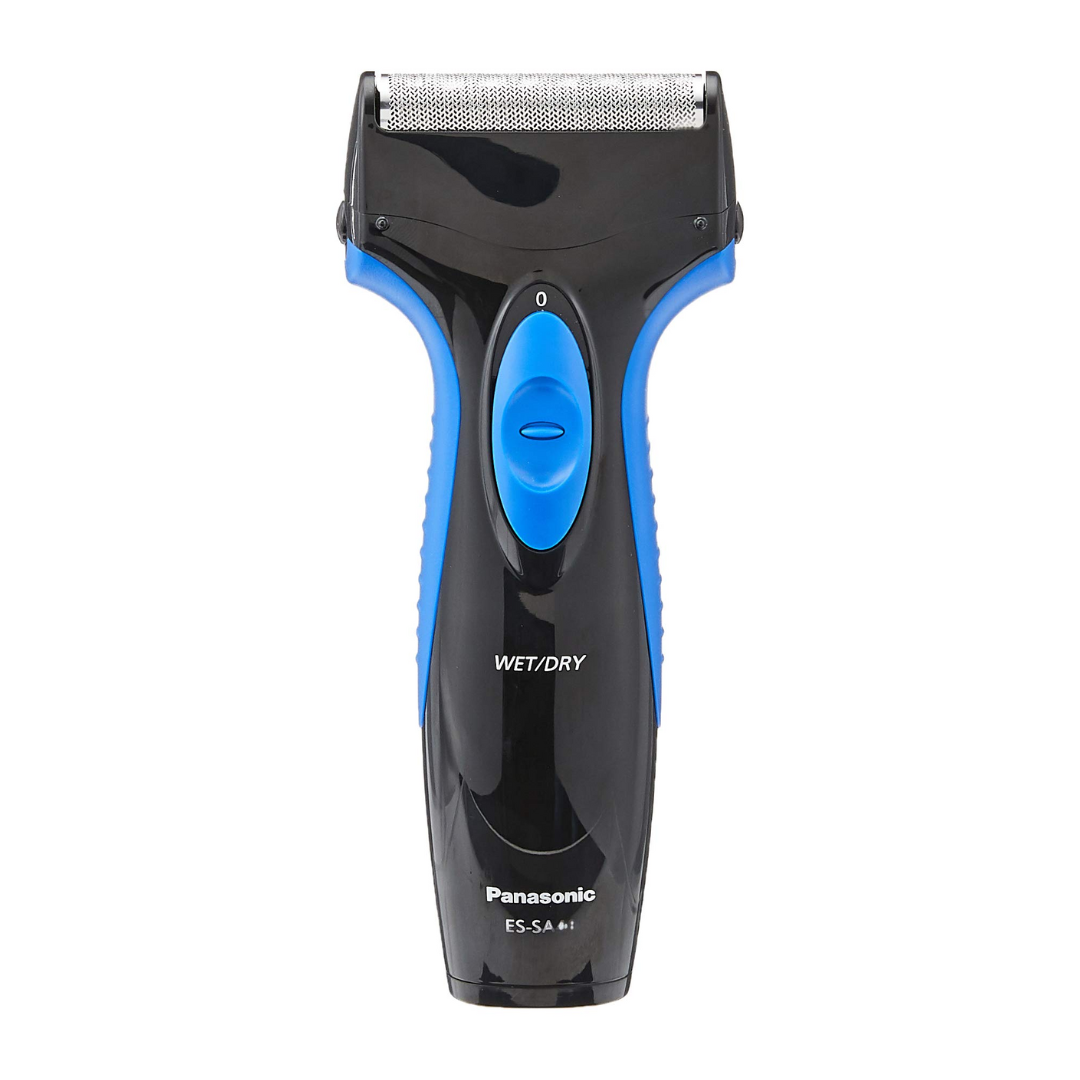 Panasonic ES-SA40-K Pro Curve Wet & Dry Rechargeable Electric Shaver in black and blue