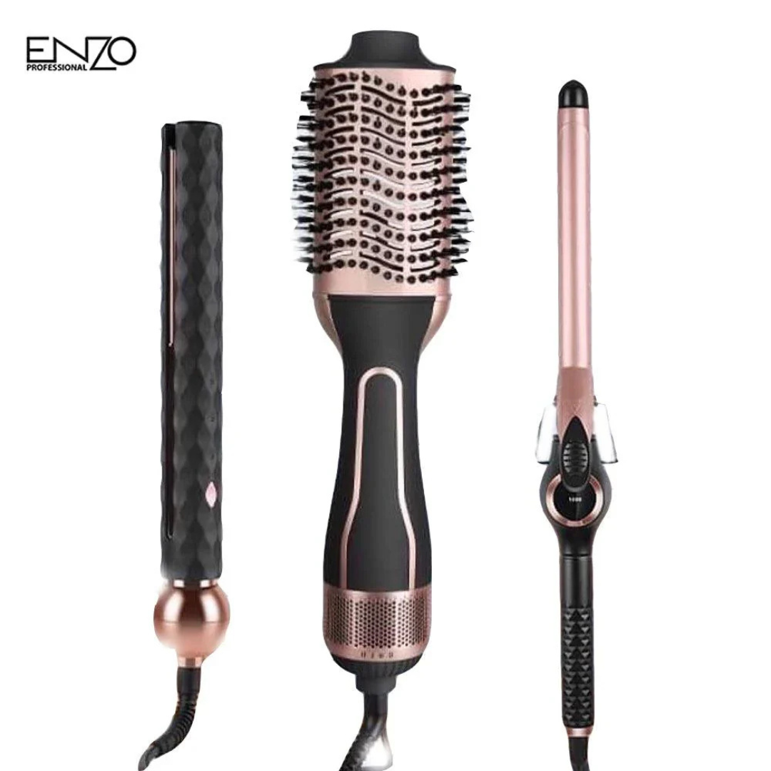 ENZO EN-3311 3-in-1 Hot-Air Styler Gift Pack ENZO Professional