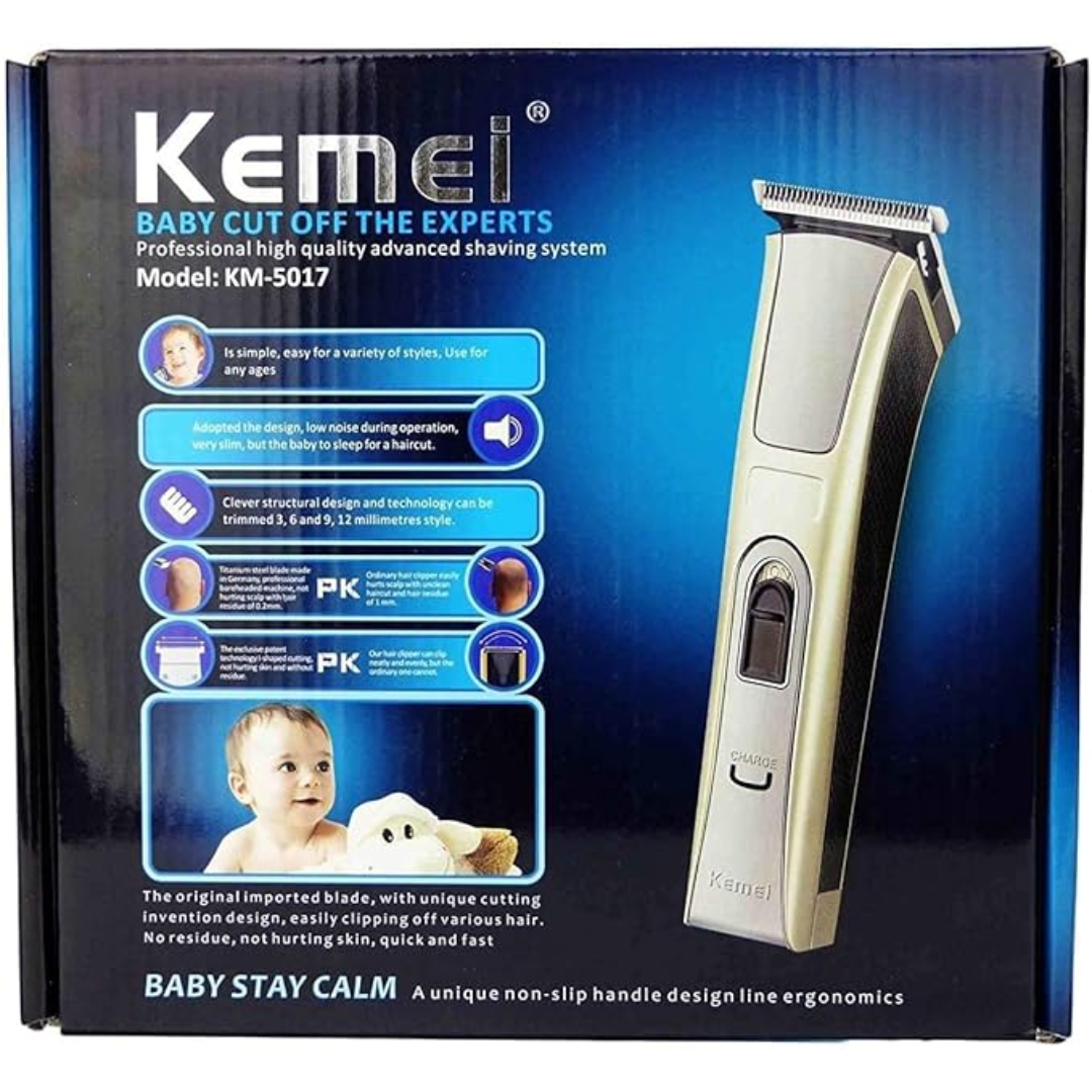 Kemei KM-5017 Professional Cordless Hair & Beard Trimmer