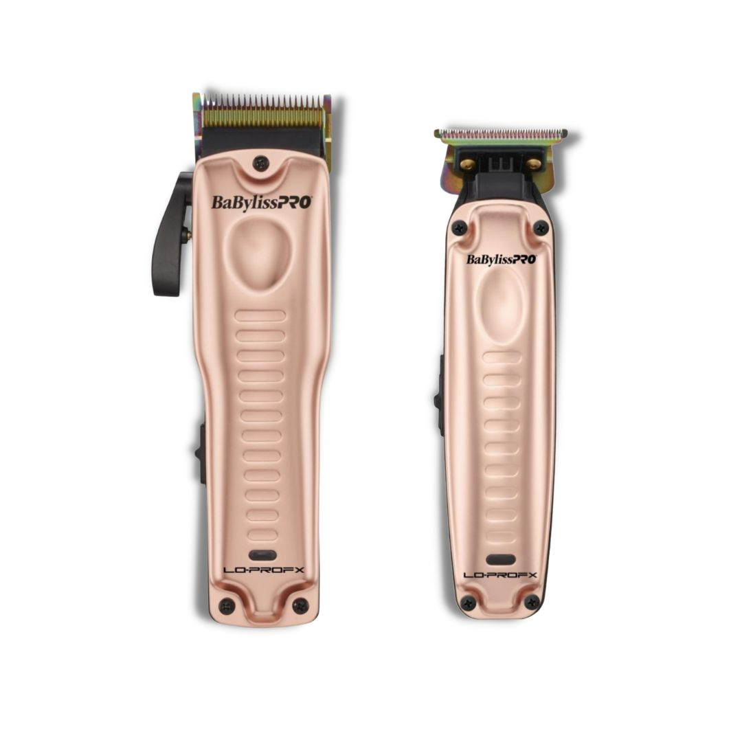 BaBylissPRO LO-PROFX Limited Edition Clipper & Trimmer Combo – Gold Finish