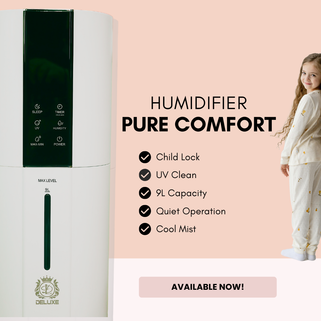 Deluxe 9L Humidifier – Ultimate Comfort & Pure Hydration Deluxe