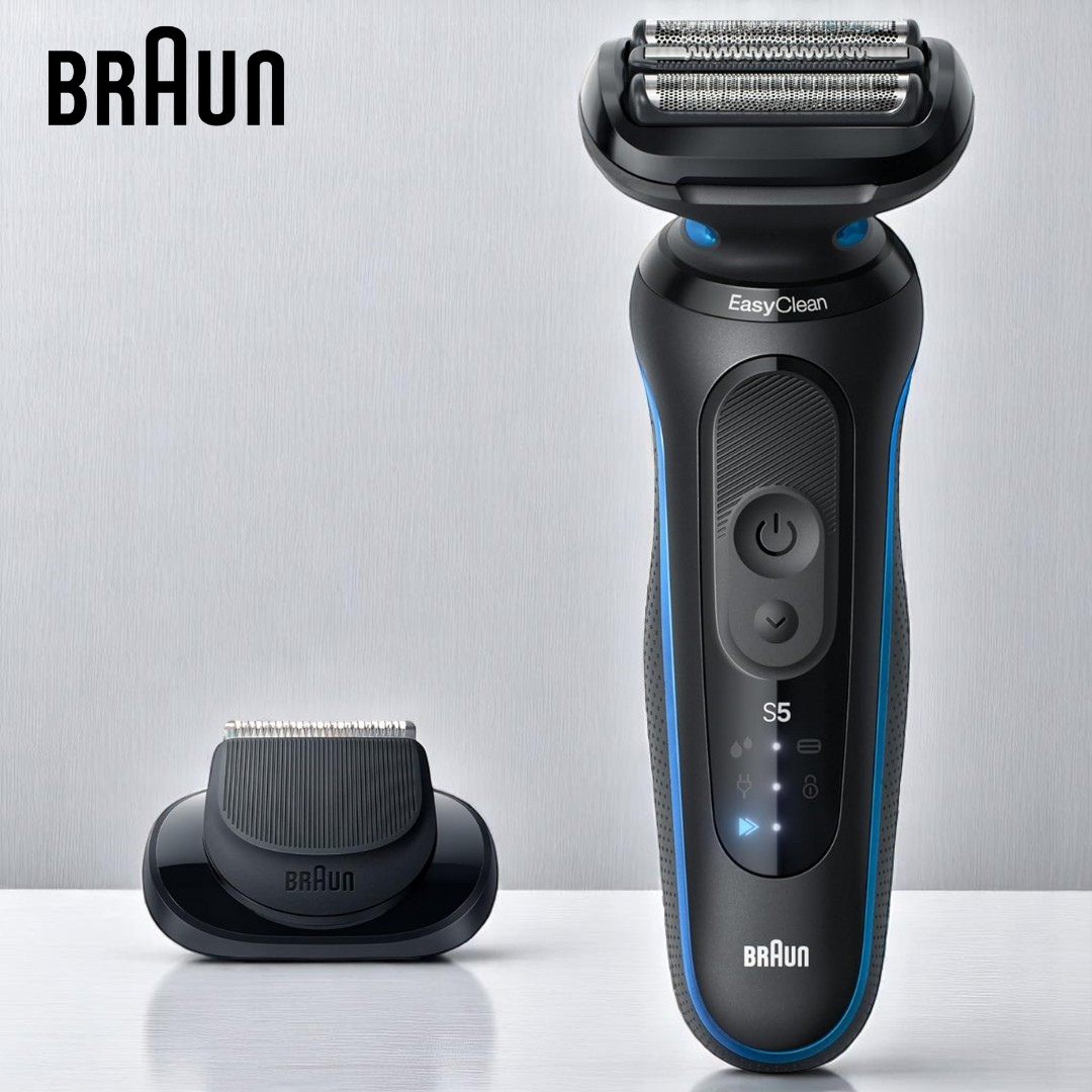 Front view of Braun 5150 SC electric shaver