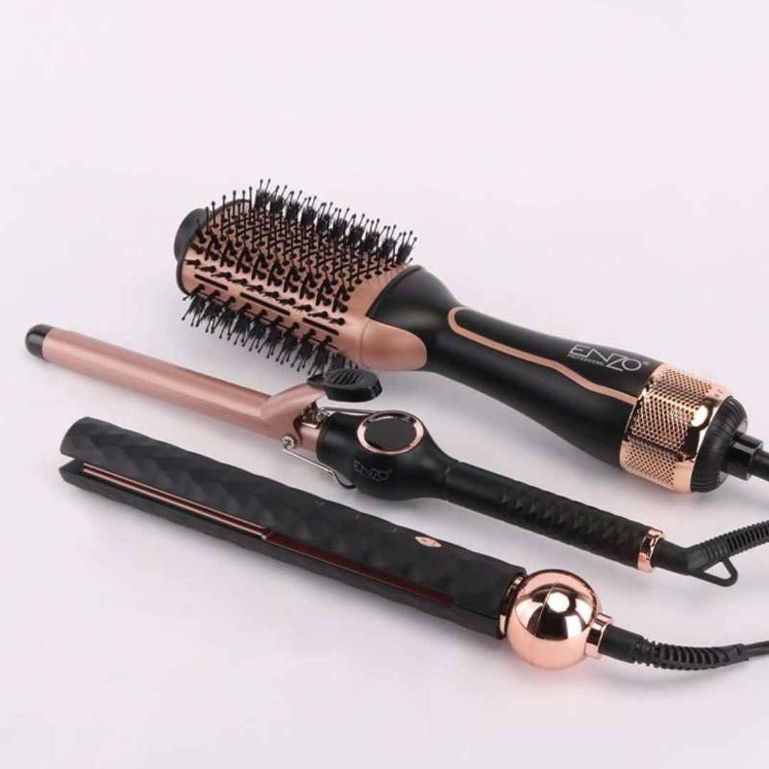 ENZO EN-3311 3-in-1 Hot-Air Styler Gift Pack ENZO Professional