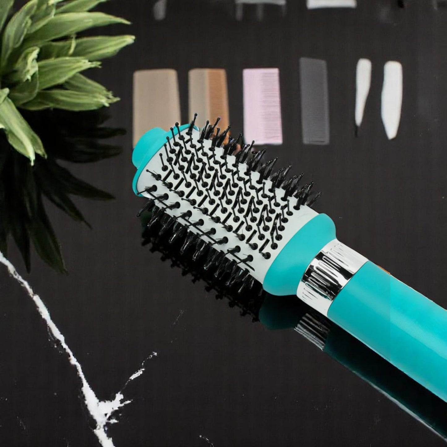 ENZO EN-750 6-in-1 Professional Hair Styling Kit â Multifunctional Hot Air Brush Set with Interchangeable Attachments ENZO Professional