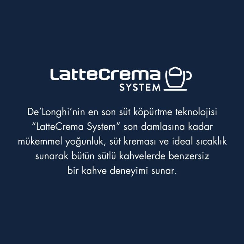 De'Longhi Rivelia EXAM440.55.BG Fully Automatic Coffee Machine – LatteCrema Hot, Automatic Milk Frother, Bean-to-Cup, 16 Coffee Recipes, Compact Design, Full Touch Color Display – Sand Beige
