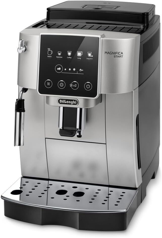 De'Longhi Fully Automatic Coffee Machine MAGNIFICA START Bean to Cup Espresso Machine, 6+ Functions for Espresso, Americano, Cappuccino, Latte, Macchiato & More Recipes ECAM220.60.B (Made in Europe)