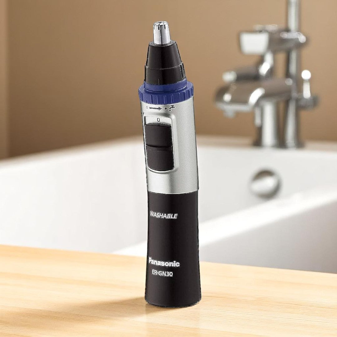 Panasonic ER‑GN30‑K nose and ear trimmer – wet‑dry dual‑edge blade