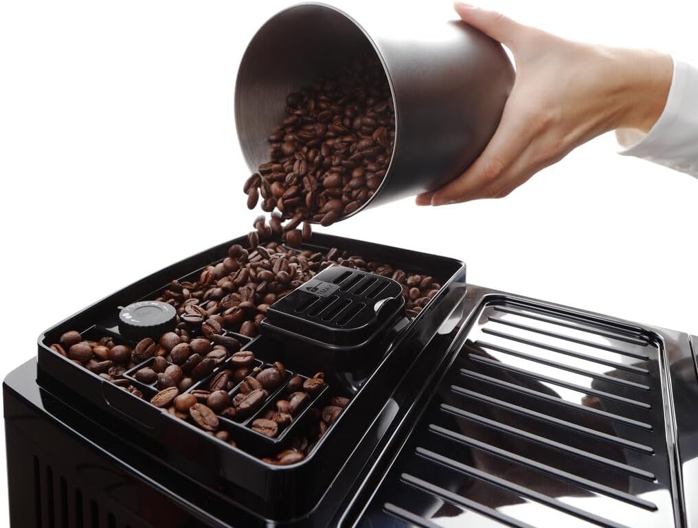 De'Longhi Fully Automatic Coffee Machine MAGNIFICA START Bean to Cup Espresso Machine, 6+ Functions for Espresso, Americano, Cappuccino, Latte, Macchiato & More Recipes ECAM220.60.B (Made in Europe)
