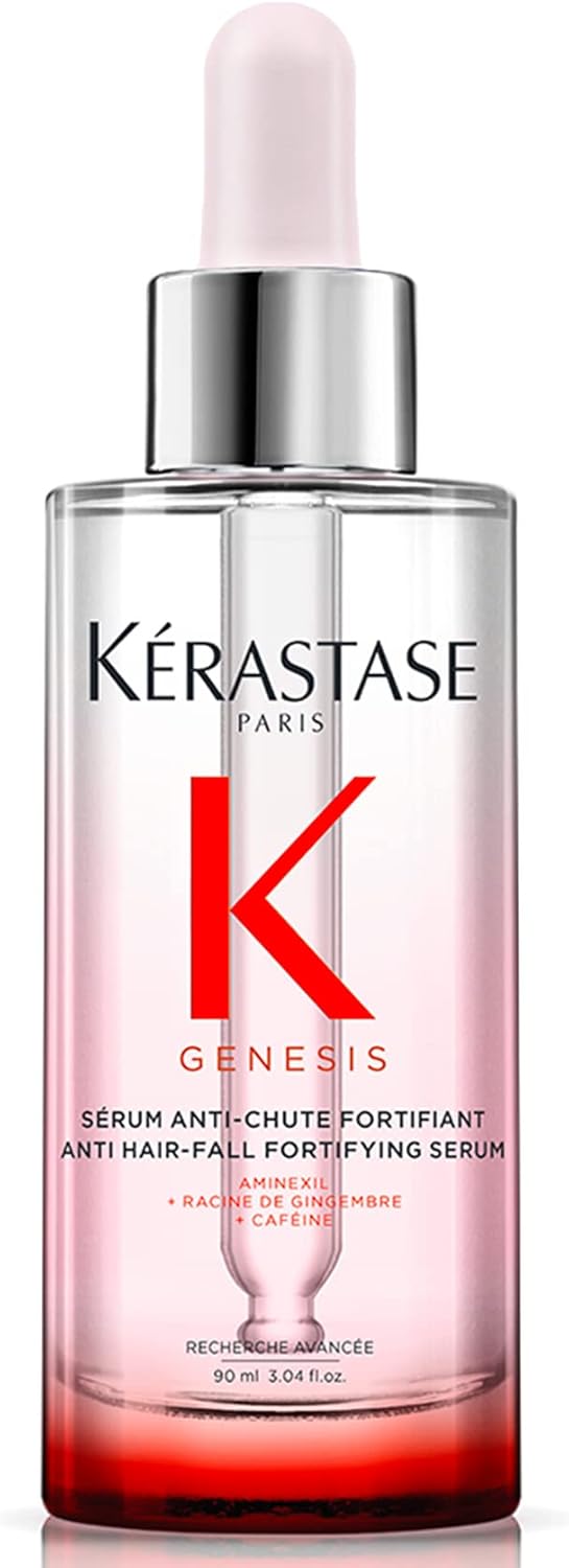 Kérastase Genesis Hair Serum, Nourishing & Fortifying Leave-In Conditioner, For Weakened Hair, With Ginger Root & Edelweiss Flower, Sérum Anti-Chute Fortifiant, 90ml