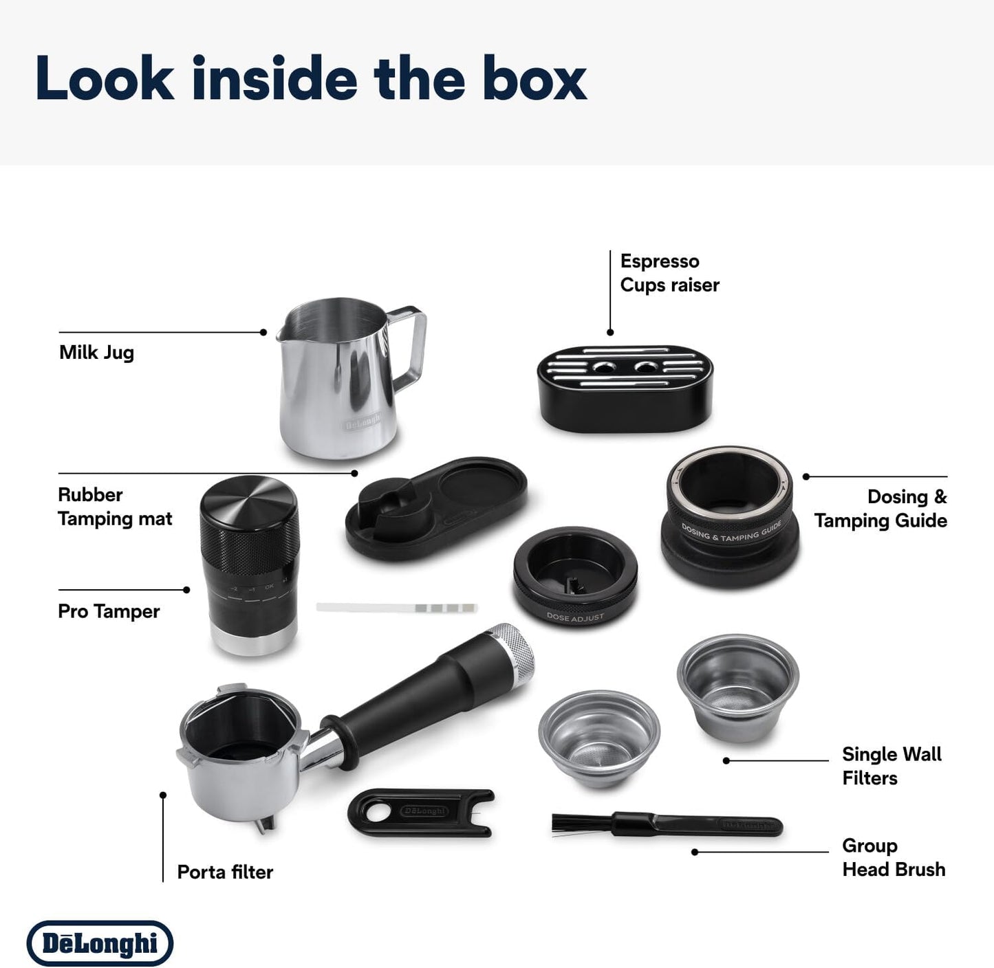 De'Longhi La Specialista Touch EC9455.M, Espresso Coffee Machine with Coffee Grinder, Cold Brew Function, Automatic or Manual Milk Frother, Intuitive Touch Control, Welcome Set, Metal