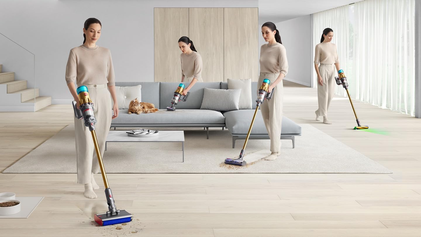 Dyson V12S Detect Slim Submarine Complete Gold