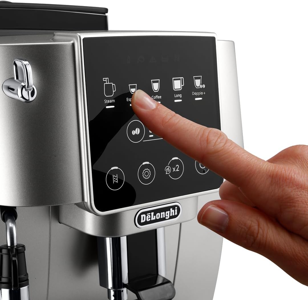 De'Longhi Fully Automatic Coffee Machine MAGNIFICA START Bean to Cup Espresso Machine, 6+ Functions for Espresso, Americano, Cappuccino, Latte, Macchiato & More Recipes ECAM220.60.B (Made in Europe)