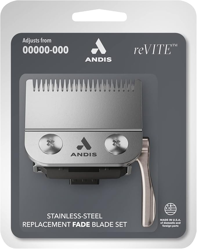Andis ReVite Stainless Steel Fade Blade Set – #86015