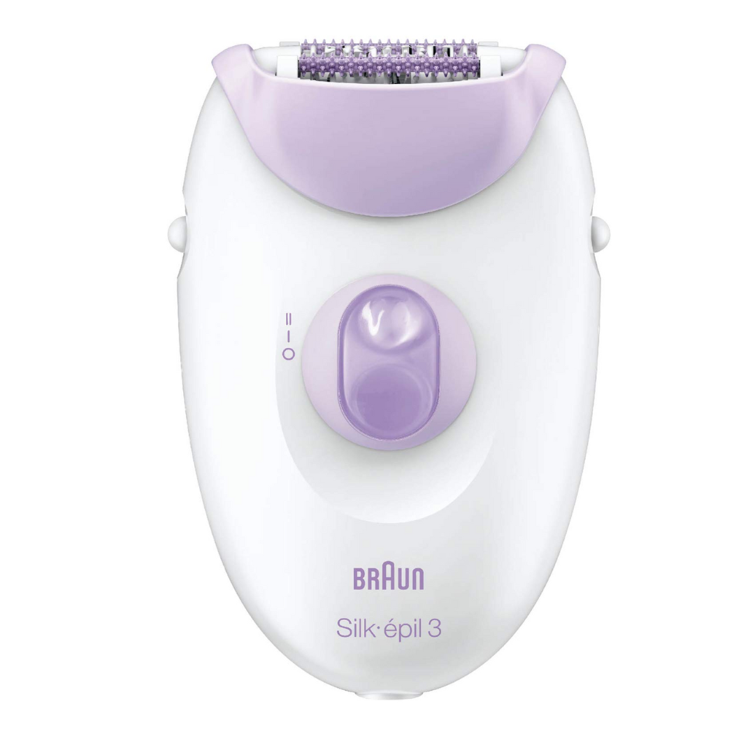 Braun Silk-épil 3 SE3170 Epilator – Corded Hair Removal Device with SmartLight and Massage Rollers