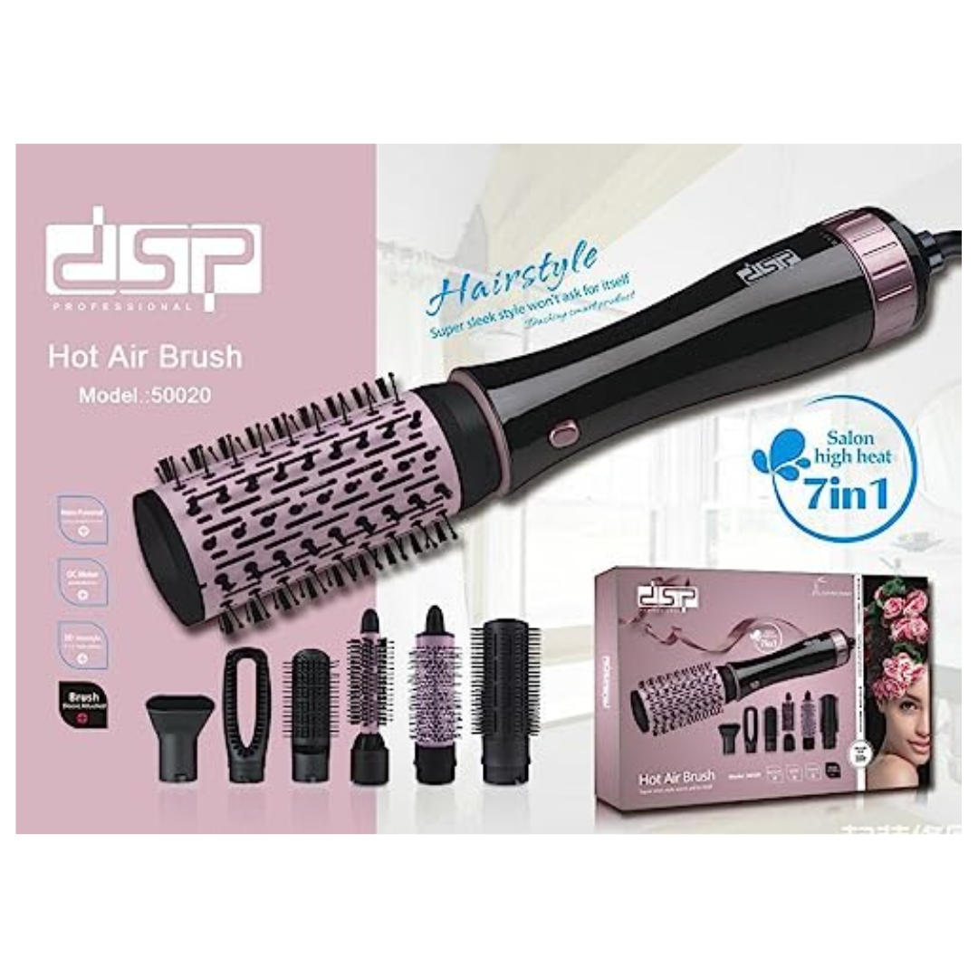 D.S.P 50020 Hair Straightener – Ceramic Flat Iron with Adjustable Temperature & Fast Heat-Up