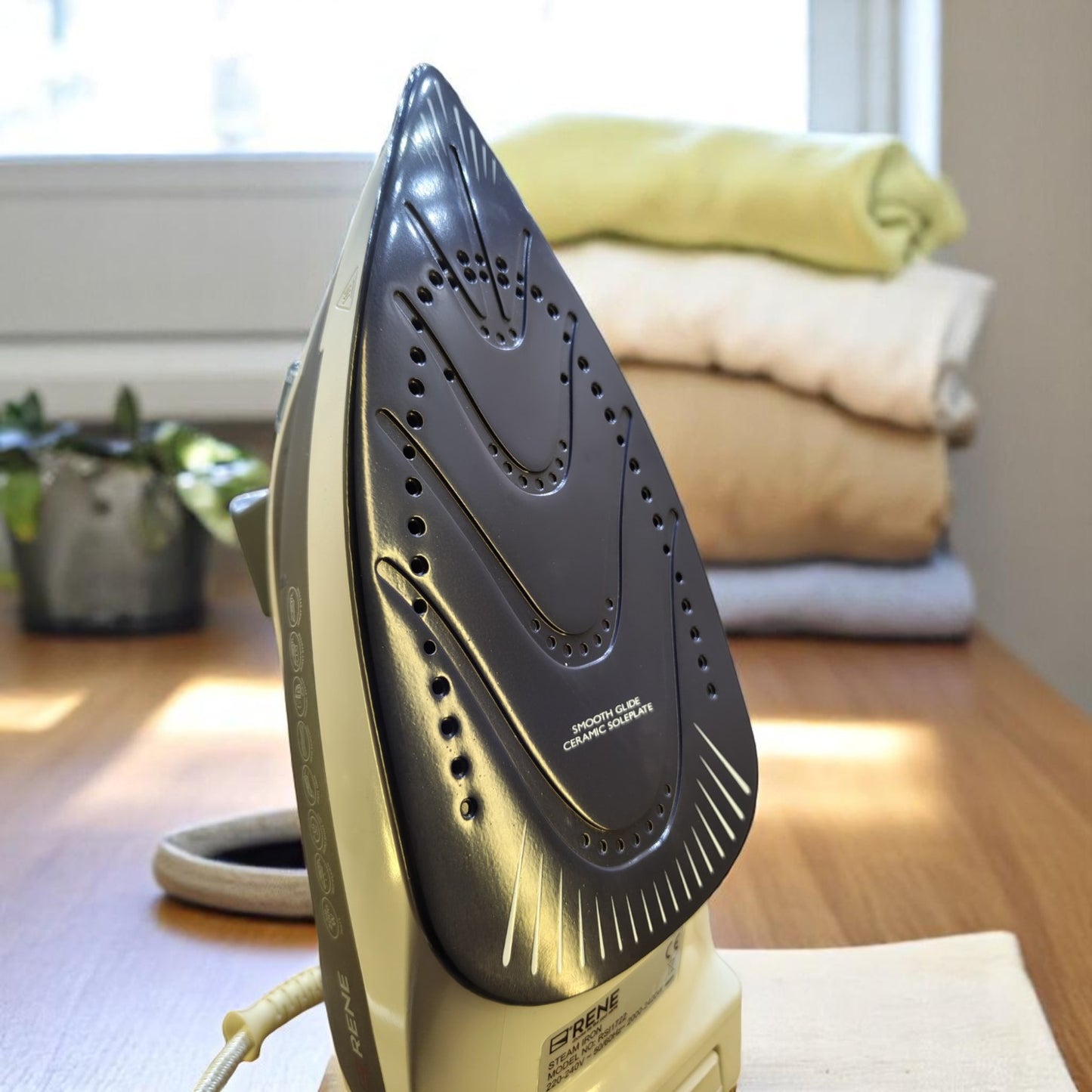 Rene RSI-1722 professional steam iron front view