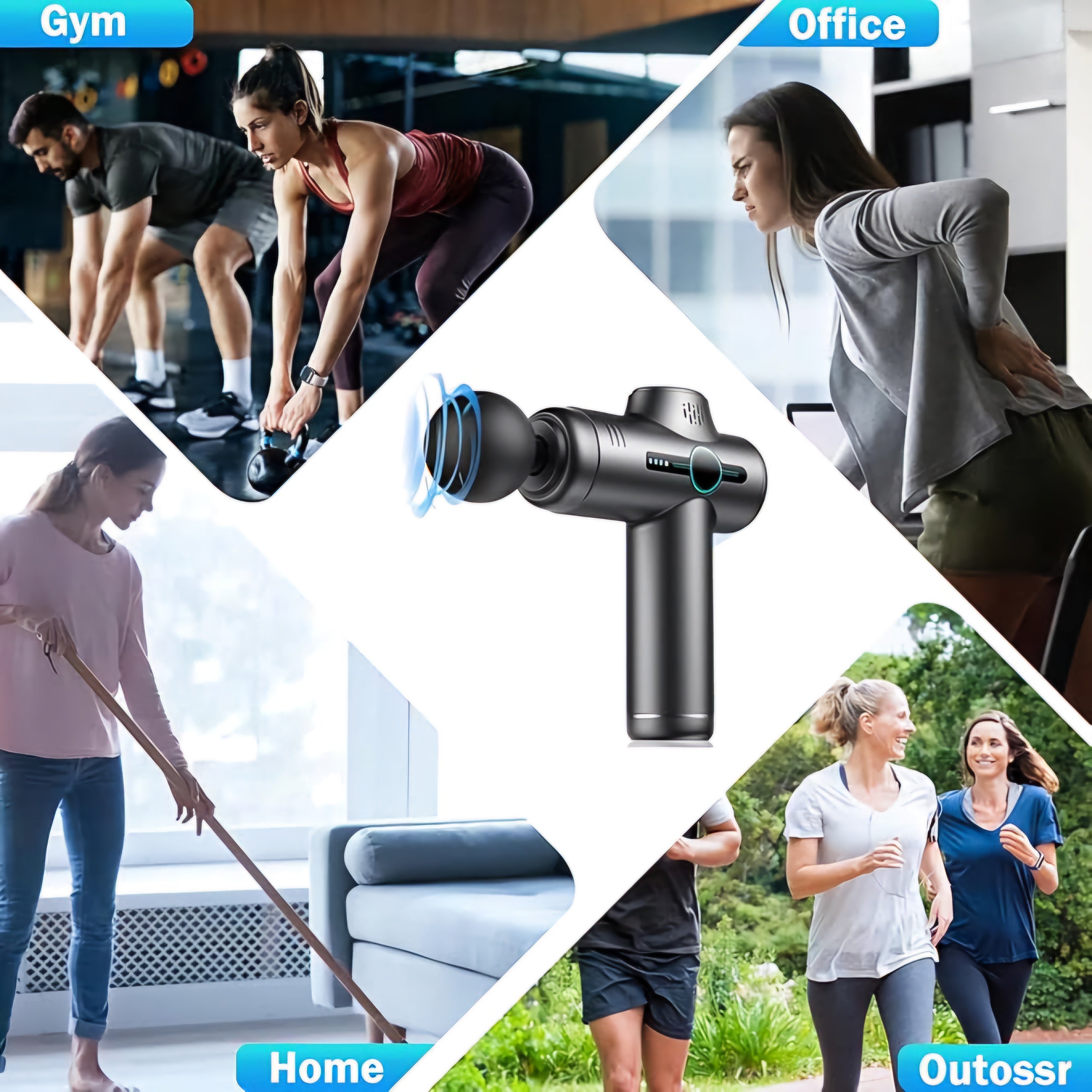 Mini Massage Gun – Portable Deep Tissue Percussion Massager