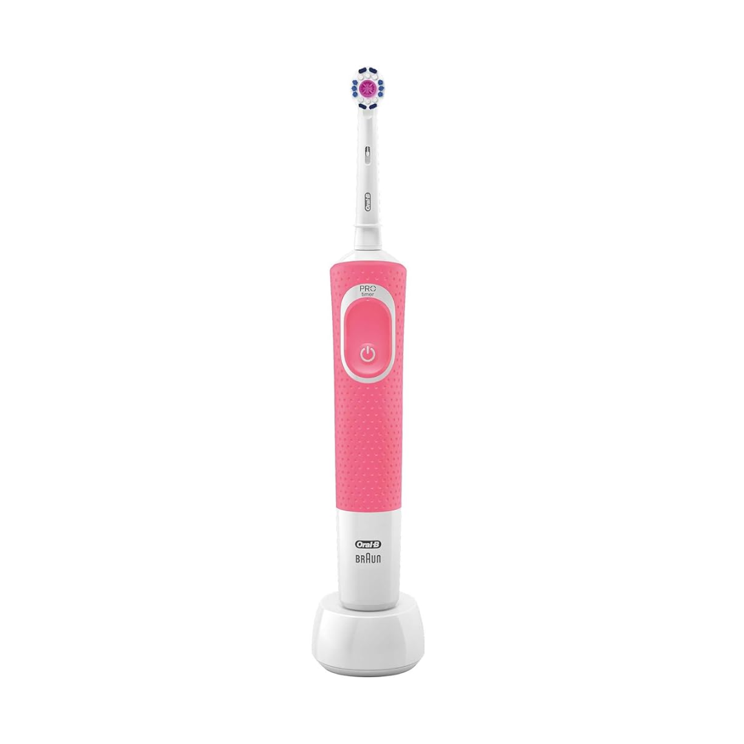 Oral-B D100 Electric Toothbrush – Rechargeable Vitality Series with 2D Cleaning Technology