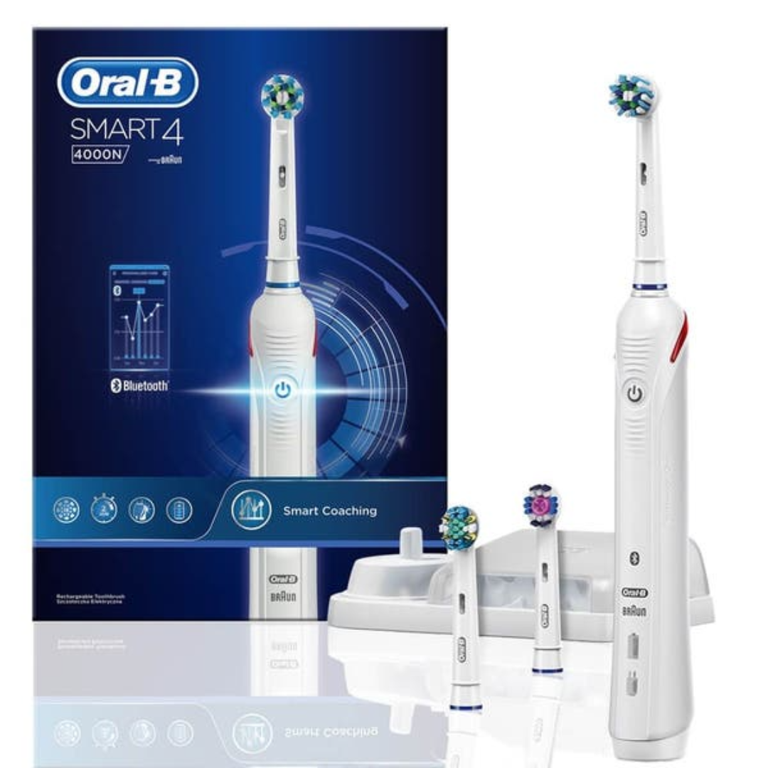 Oral-B D601 Electric Toothbrush – Pro Series Rechargeable Toothbrush with 3D Cleaning & Pressure Sensor