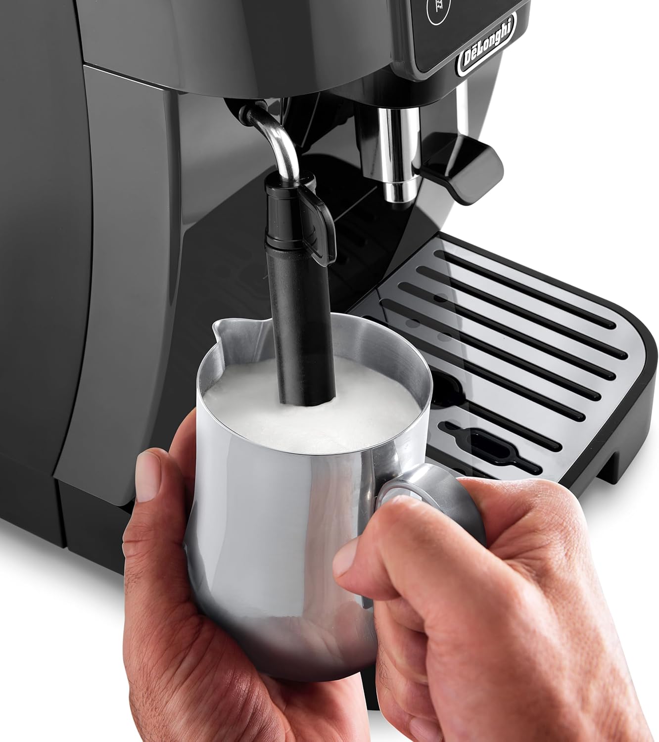 De'Longhi Fully Automatic Coffee Machine MAGNIFICA START Bean to Cup Espresso Machine, 6+ Functions for Espresso, Americano, Cappuccino, Latte, Macchiato & More Recipes ECAM220.60.B (Made in Europe)