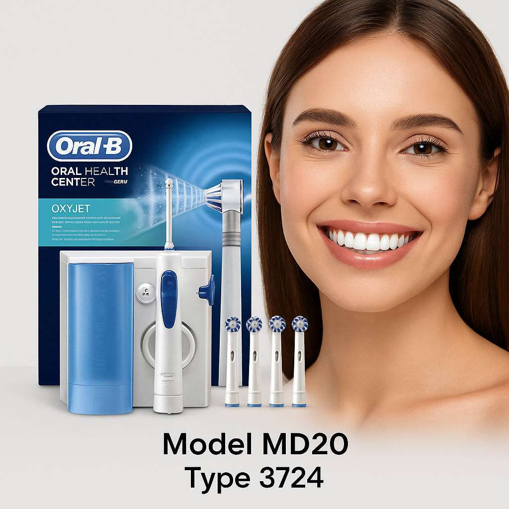 Oral-B MD20 OxyJet Oral Health Center – Micro-Bubble Water Jet Cleaning System Type 3724