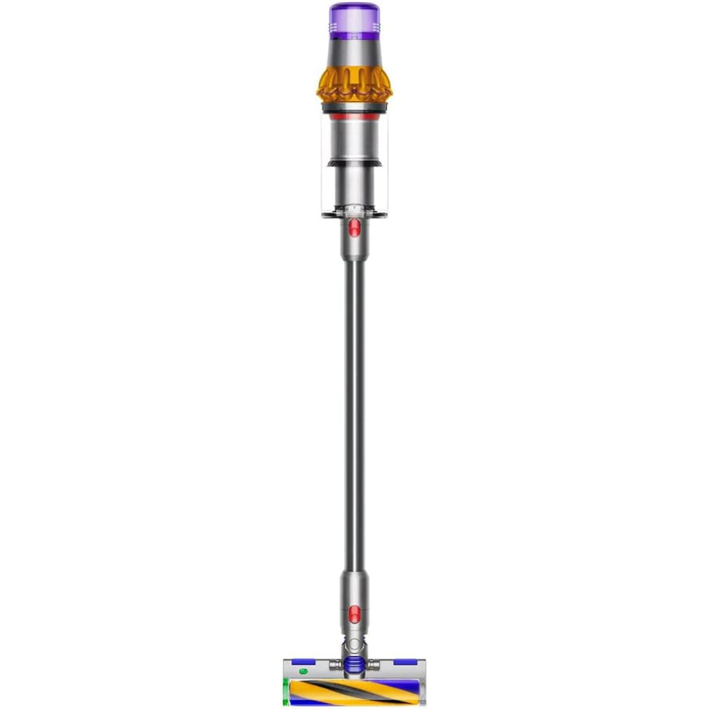 Dyson V15 Detect Absolute Cordless Vacuum Cleaner (Yellow/Nickel) | 2 year Dyson warranty | 447033-01 - UAE Version