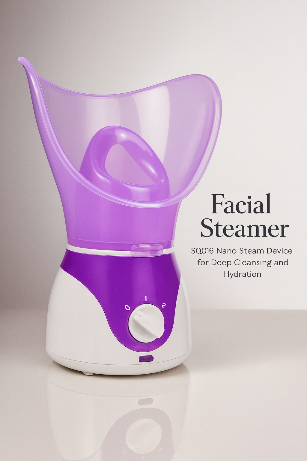 Facial Steamer SQ016 Nano Steam Device for Deep Cleansing and Hydration