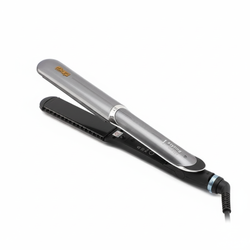 D.S.P 10029 Hair Straightener – Ceramic Flat Iron with Adjustable Temperature & Fast Heat-Up