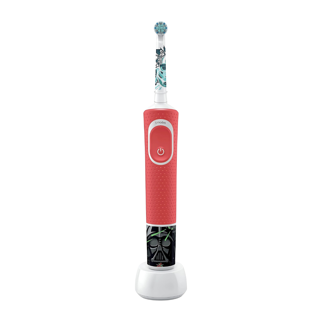 Close-up of the D100 413 2K toothbrush head with advanced bristles