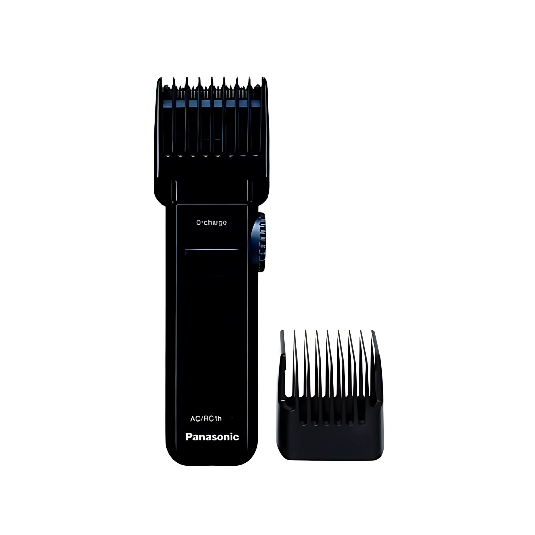 Panasonic ER2051K rechargeable beard and hair trimmer with a sleek black design
