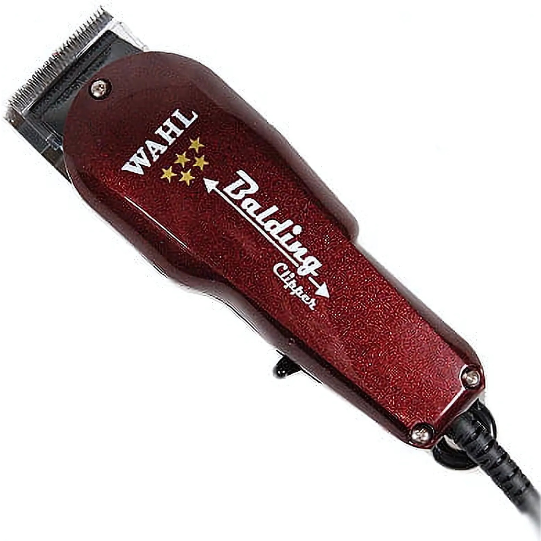 Close-up of Wahl Balding Clipper with zero-overlap surgical blades