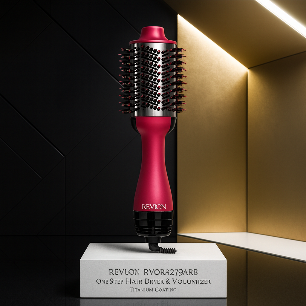 Revlon RVDR5279ARB One Step Hair Dryer & Volumizer – Titanium Coating