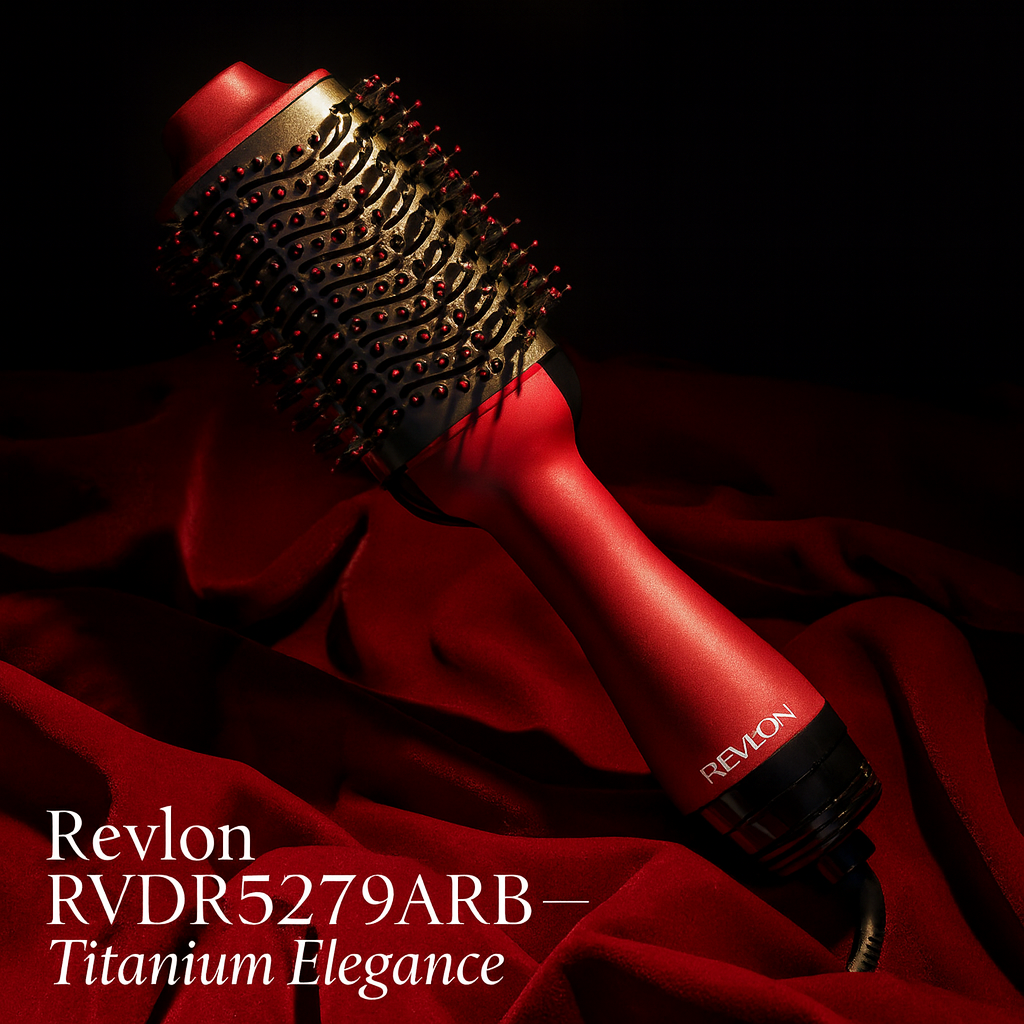 Revlon RVDR5279ARB One Step Hair Dryer & Volumizer – Titanium Coating