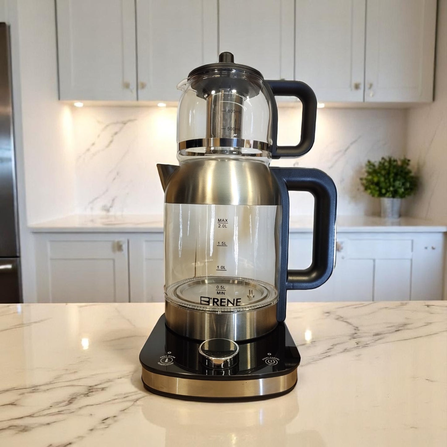 Rene RTM 1710 Digital Tea Maker Pro with LED Touchscreen Display