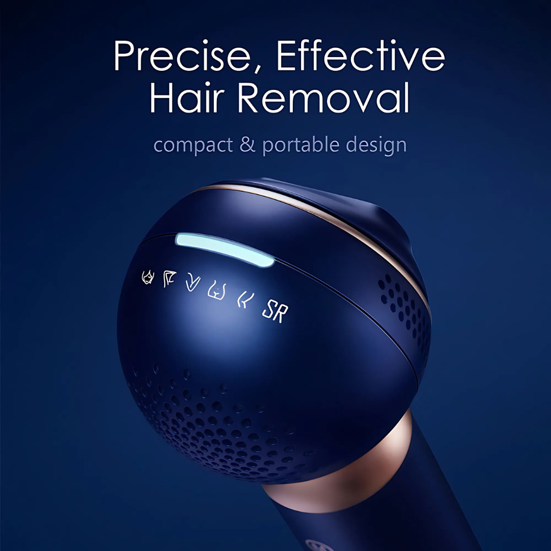 BoSidin D-1185 Blue IPL Hair Removal Device for Painless Hair Reduction