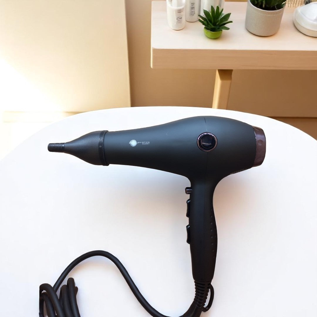 Potenza AC9890 Professional Hair Dryer – 2600W Ionic Blow Dryer with AC Motor