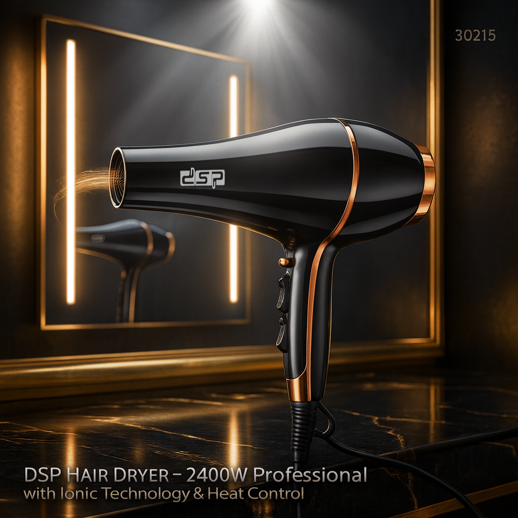DSP 30215 Hair Dryer – 2400W Professional Hair Dryer with Ionic Technology & Heat Control