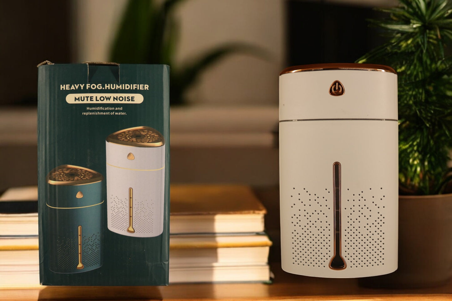 A modern heavy fog humidifier with low noise operation and water replenishment system