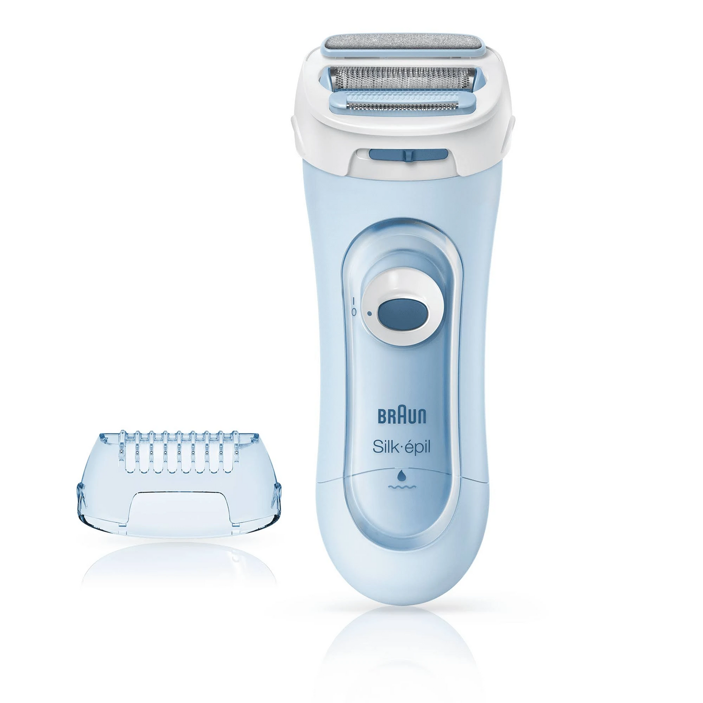 Braun Silk-épil 5-160 Lady Shaver – 3-in-1 Cordless Wet & Dry Electric Shaver, Trimmer & Exfoliation System (Blue/White)