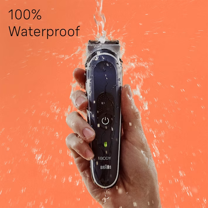 Braun Body Groomer BG5360 – Full Body Grooming with SkinShield Technology, Waterproof, 100-Min Runtime, 4 Tools