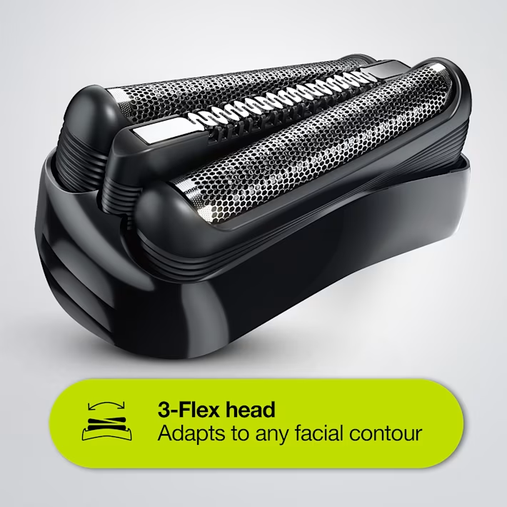 Braun Series 3 Shave & Style 300BT – 3-in-1 Electric Shaver & Beard Trimmer with 5 Combs