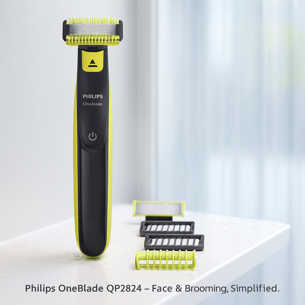 Philips OneBlade Face + Body QP2824 – All-in-One Trimmer, Shaver & Styler