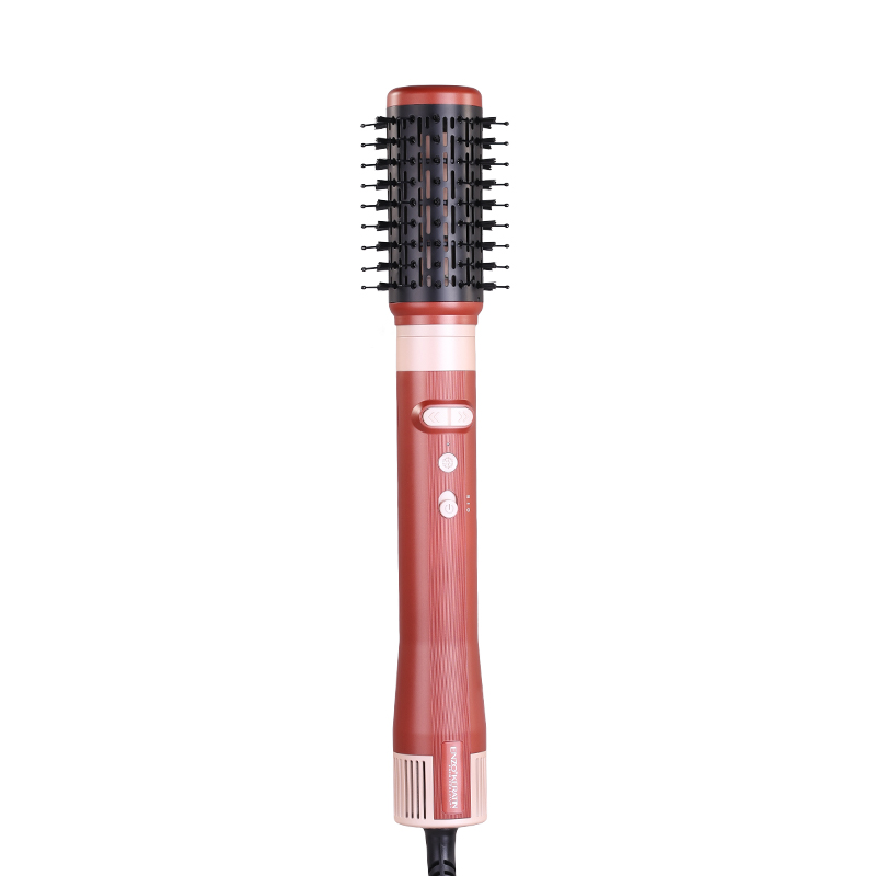 ENZO Keratin B2 6-in-1 BLDC Hair Styling Kit โ 130,000 RPM Motor | Professional Hot Air Brush, Curling Rods & Volumizing Nozzles