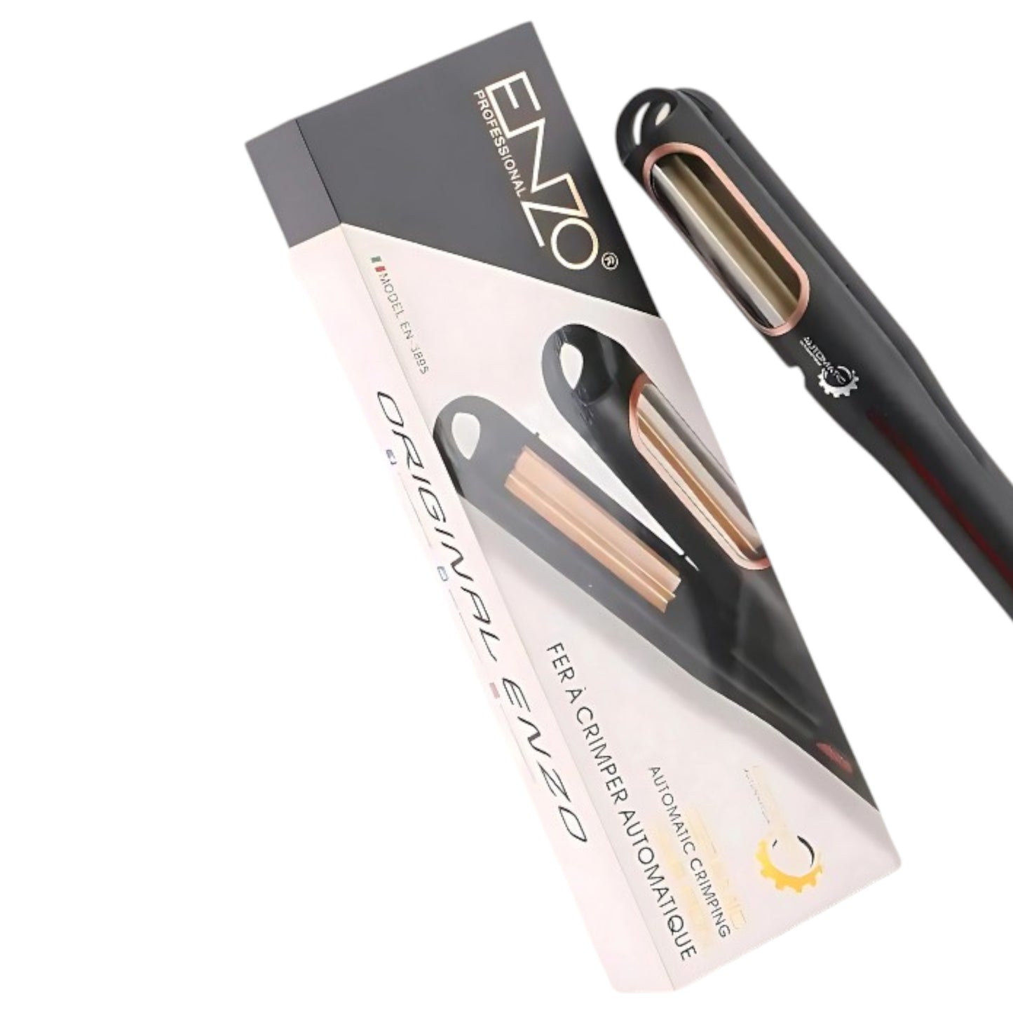 ENZO EN-3895 Professional Hair Crimper Create Stylish, Long-Lasting Waves with Ease