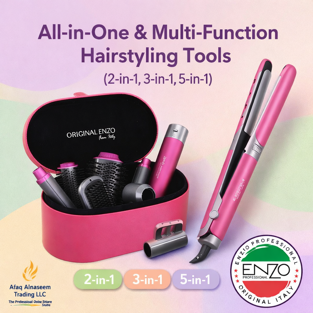 All-in-One & Multi-Function Hairstyling Tools (2-in-1, 3-in-1, 5-in-1)