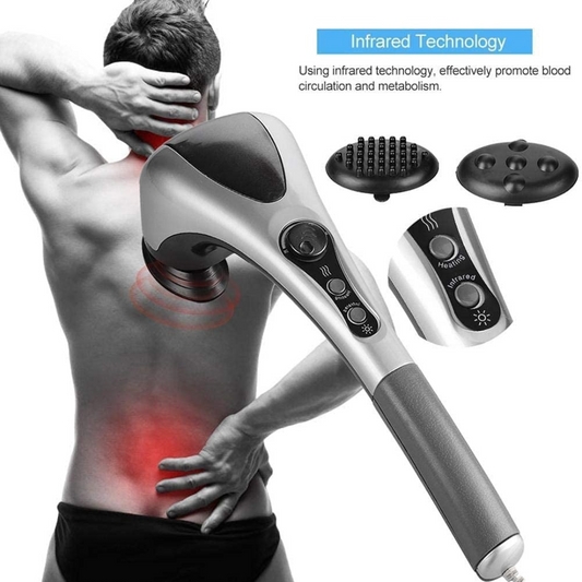 Double Heads Heating Massager – Dual-Point Heat Therapy & Muscle Relaxation